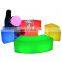 led plastic glow bar stools cube seat illuminated outdoor night club lounge led light  bar furniture chairs tables sofa set