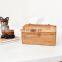 Hot Sale Rectangular Rattan Tissue Box with Cover Wicker Facial Tissue Holder with Hinged Top Lid Vietnam Manufacturer
