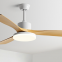 52 inch ceiling fan light Solid wood fan light LED non flashing ceiling restaurant light（Wechat:13510231336）