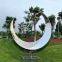 Stainless steel sculpture Stainless steel wings sculpture park square landscape sculpture supports customization