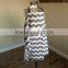 Grey Chevron Nursing Cover