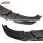 F10 M Sport HM Style Carbon Fiber Front Lip Front Bumper Lip Front Splitter  For BMW 5 Series F10