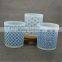 Hot sale candle jar / glass candle honder /print pattern OEM & ODM