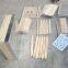 Colmena británica de madera de pino con marco de madera y redes. Tres capas con 10 marcos cada una