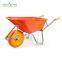 100 Liter Heavy Duty Metal Steel Construction Industrial Concrete Building Wheelbarrow Cart Trolley Galvanized Plastic Tray