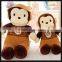 stuffed animal brown monkey plush toy