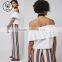 Off-The-Shoulder Bardot Cotton Blouse