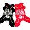Wholesale Luminous shock dragon Spring Autumn Fleece skeleton Pattern Black Dog Clothing Pet Clothes