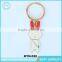 Souvenir 3D Holder Butterfly Shape Key Chains/Soft Metal Key Chains