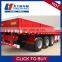 A single operation tri axle skeleton semi trailer