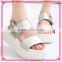2015 ladies wedge shoes eva sandals korean nude casual sandals shoe