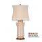 Linen Lampshade Lighted in Natural