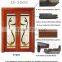Most Popular double tempered art glass sliding doors china wooden door for interior furniture
