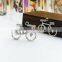 OEM Mini Bicycle Charm for DIY Jewelry Silver Sports Charms