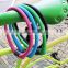 Factory wholesale silicone bicycle lock bike combination lock