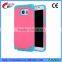 2 in 1 TPU+PC hard silicon cover for Samsung note 5 rubber colorful case for Note 5