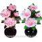 Artificial Fiber Optic Peony Flowers With Led Light Home and Party Decor Lamp