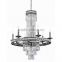 12 lights silver traditional dining room crystal chandelier