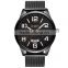 Classic Stainless Steel Mesh Band Men Watches Small Quantity