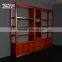 ZJF Modern wooden showcase Display tea-set shelf