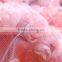 Korea fashion mesh bottom chiffon flower laser embroidery lace fabric for wedding dress
