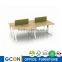 steel legs 4 person office desk office workstation