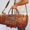 Real Leather Vintage Messenger Travel Luggage Bag