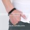 New Stock Fashion Jewelry Stainless Steel Magnetic Clasp Handmade Braided Leather Bracelets for Men