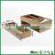 FB9-1044 Bamboo desk office stationery storage organizer box with drawer