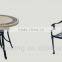 metropolitan home furniture with aluminum chair set