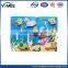 Unique design children Wooden happy housing puzzle game toy