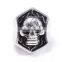 American punk jewelry statement vintage men's stainless steel skull ring                        
                                                                                Supplier's Choice