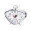 Retro triangle matell alarm clock mechanism desktop clock