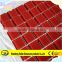 4mm Pure red glass mosaic tile