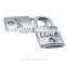 Zinc Alloy LOVE Lock Charm Pendant in Antique Silver20x10mm for Handcraft Bracelet Necklace