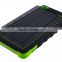 Wholesale Hot selling waterproof 8000mAh mobile outdoor Universal Solar Emergency power bank