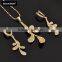 New 2016 Jewellery Gold Leaf Necklace And Earring Sets