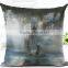 Woven Linen Horses Style Cushion Cover Sofa Car Office Home Decorative Pillows Case Horse Pattern Printing