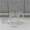 2015 hot sell heavy half pint beer glass with handle