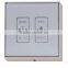 toughened glass light wall touch switch