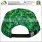 Small order high quality leaf print green custom 5 panel hats wholesale                        
                                                Quality Choice