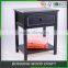 Wholesale Black Wood Bedside Cabinet