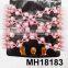 pink AB black acryl beaded stretch easy combs magic hair comb