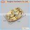 Manufacturer custom Zinc alloy twist lock with rhinestone for bag
