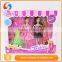 Professional custom all kinds lovely girl with beautiful clothes plastic ballet doll