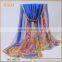 New listing Digital print custom design silk scarf popular shawl