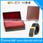 luxury leather men wallet belt christmas new year corporate business gift set
