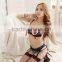 Sexy Lingerie cupless Shelf Bra G String Babydoll Nightwear set women underwear sexy                        
                                                                Most Popular