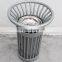 Customize Made Metal Outdoor Ashtray Bin Outdoor Cigarette Bin