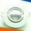 new product round adjustable aluminum alloy white downlight recessed Europe LED spotlight indoor ceiling light MR 16 GU10 GU5.3